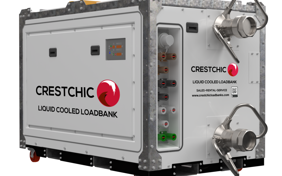 Crestchic presenta un banco de carga de 600 kW con refrigeración líquida en Data Centre World, Londres.
